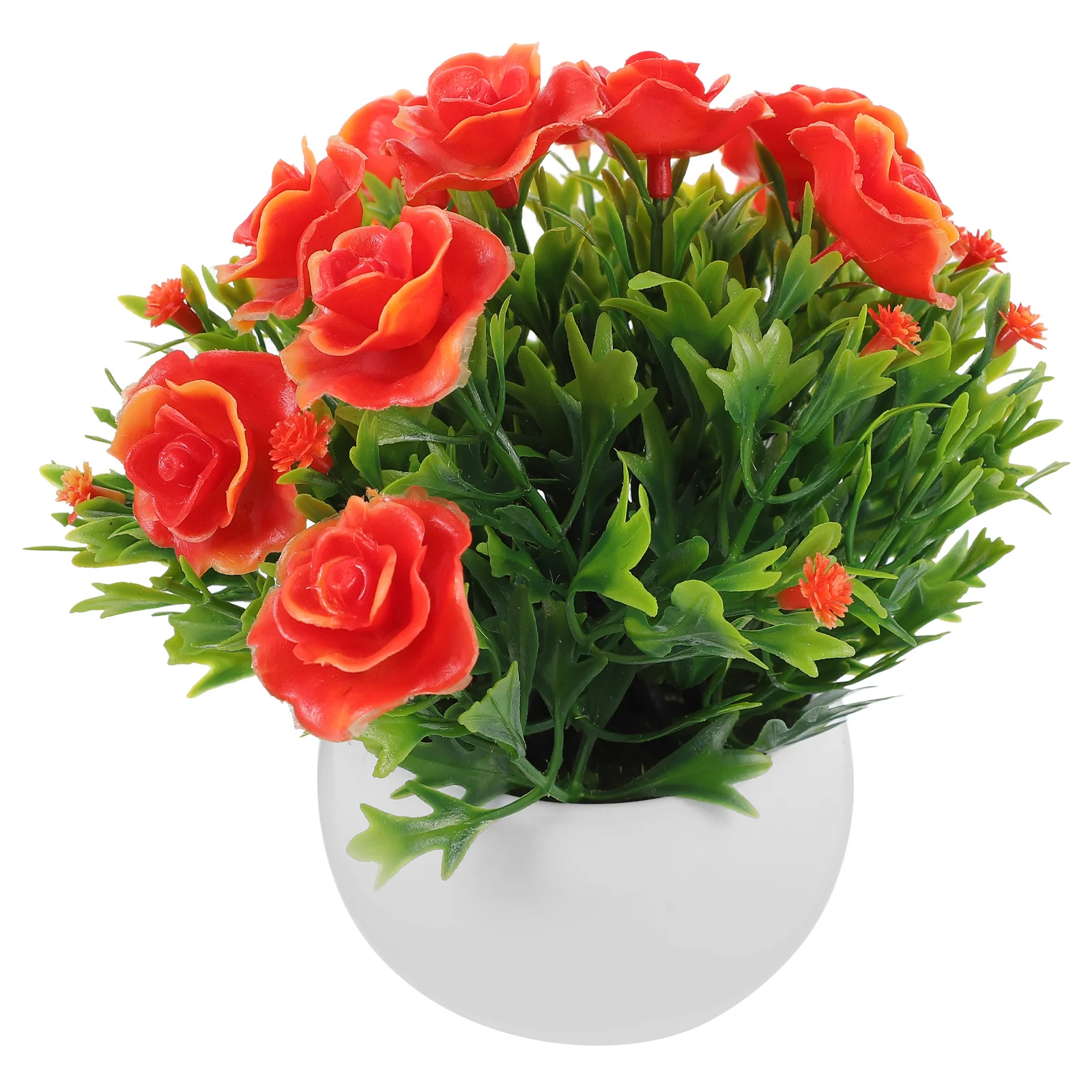 

Artificial Potted Plant Decor Lifelike Fake Bonsai For Home Office Desk Indoor Small Desktop Faux Flower Adornment Simulation