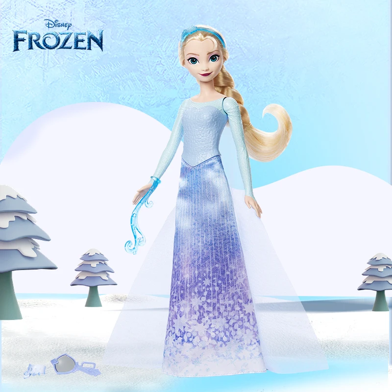 

Аниме-фигурка Барби, куклы Диснея для девочек, игрушки Снежной Королевы, блестящий вращающийся набор принцессы-сюрпризы, игрушки в классическом стиле «Холодное сердце»