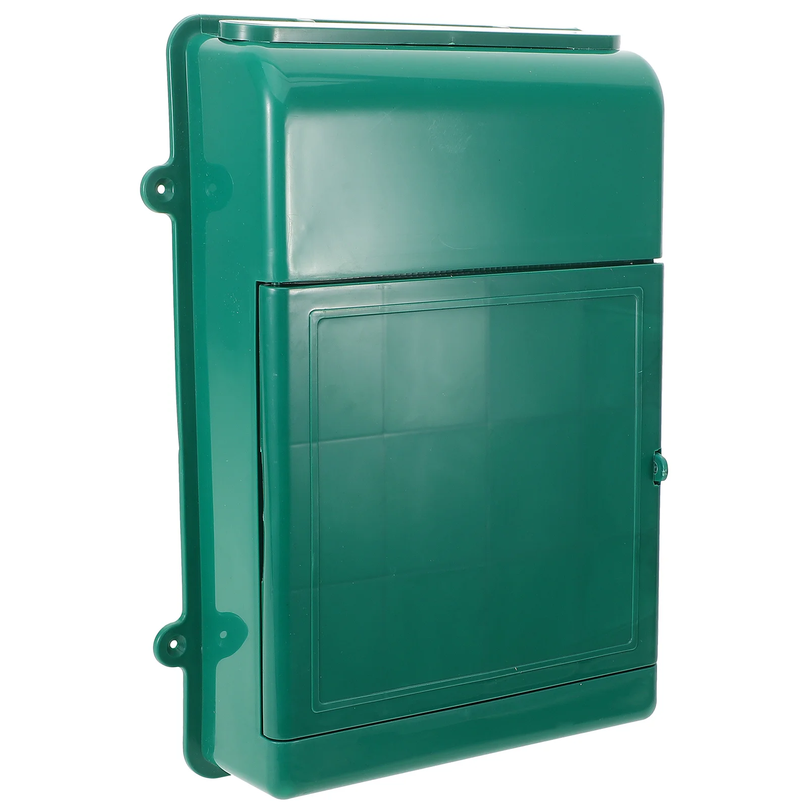 Postal Mail Box Home Mailbox Outdoor Plastic Wall Mount Charity Metal Simple Style