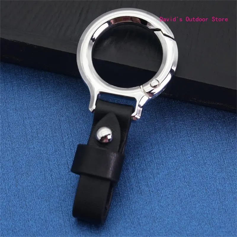 Personality Car Keychains Car Key Rings Holder Horseshoes Buckles Small Key Rings for Campers Essential Outdoor Tool X3UA