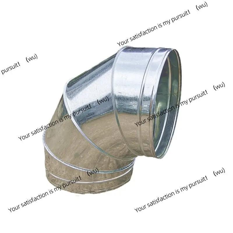 Stainless steel 90 degree elbow galvanized tin sheet welding, right angle joint spiral wind elbow bite accessories 45 degrees