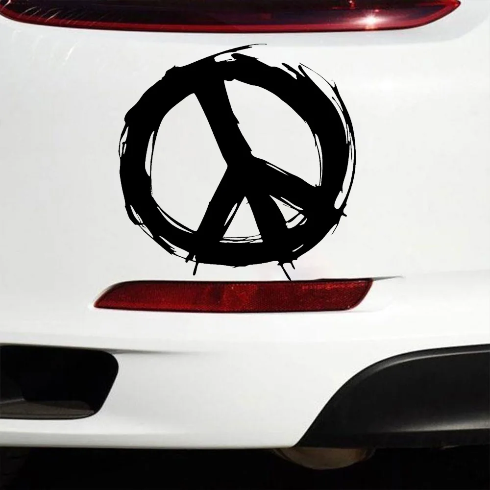 Peace Sign Stickers, 13x13cm Promote Peace, A Gift for Peace Lovers, Used for Car, Motorcycle, Laptop, Van, Waterproof Vinyl Car