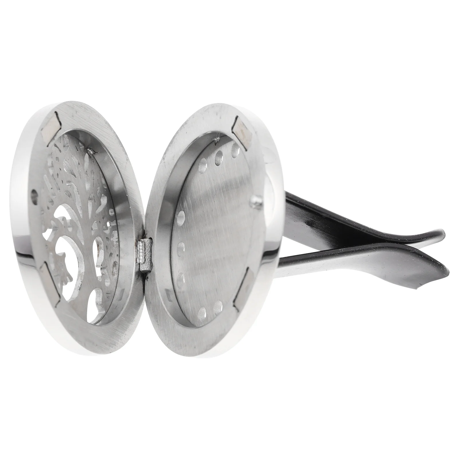 

Car Oil Diffuser Clip-on Aroma Vent Clip Hollow Design Portable Fragrance Diffuser for Vehicle Home Coffee Store Use