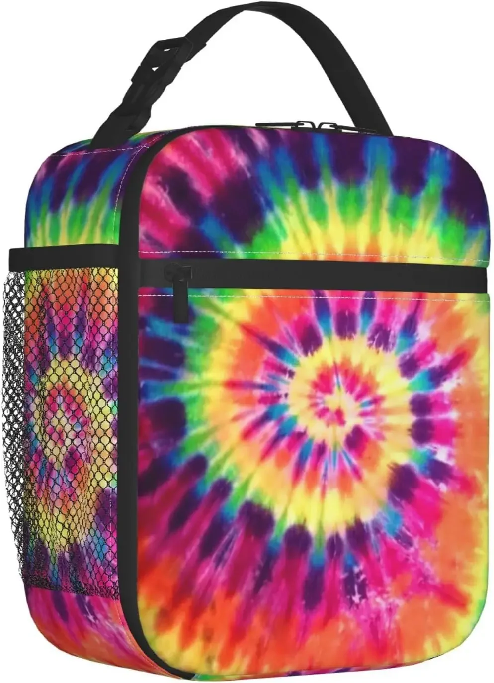 ucoto Tie Dye Lunch Box Gifts For Men Women Big Lunch Bag For Office Work Picnic Reusable Portable Insulated Meal Bag