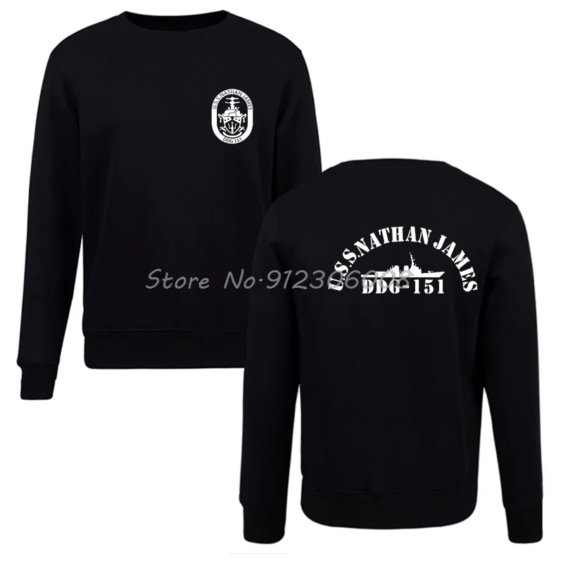 Men Hoodies USS Nathan James DDG 151 The Last Ship Men Unisex Sportswear Sweater Pullover Fleece Sweatshirt