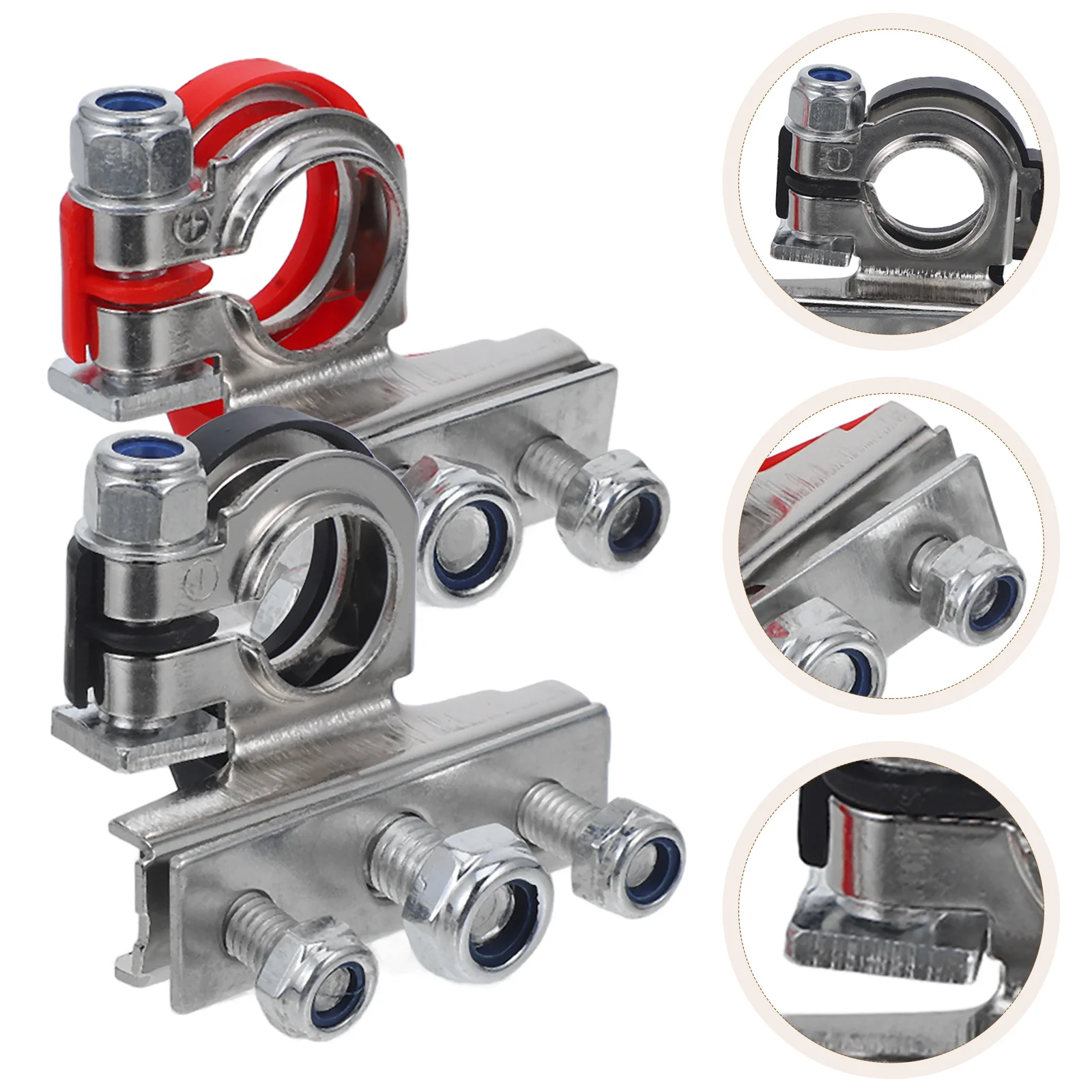 

2 Pcs Chuck Modification Car Adapter Terminal Connector Connectors Post