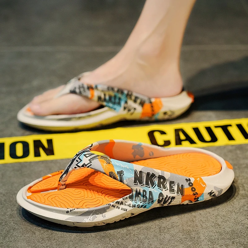 Unisex Summer Outdoor Sandals Anti-Slip Soft Bottom Sporty Casual Big Size Beach Slippers Human-shaped Clogs Breathable Slip-On