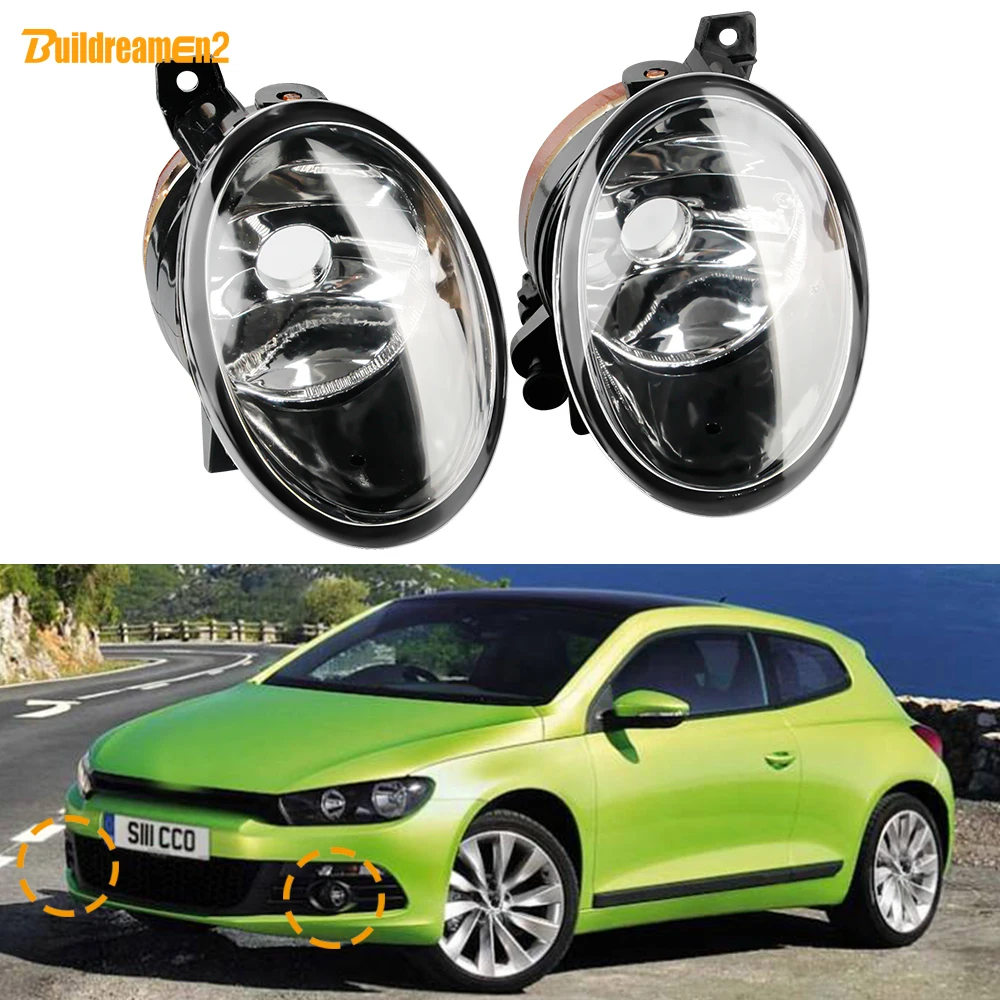 

2 X 55W 100W Car Fog Light Assembly with 9006 Halogen Bulb For Volkswagen VW Scirocco 3/III 2008 2009 2010 2011 2012 2013 2014