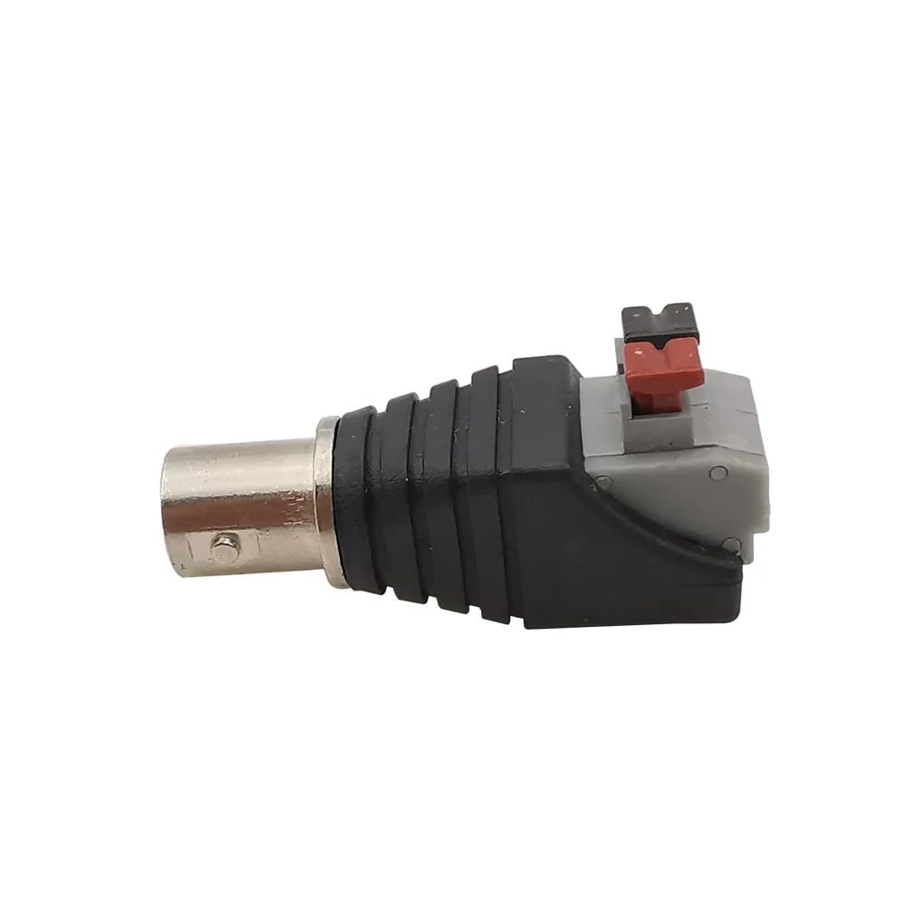 BNC Male Female Terminal Q9 Plug Adapter Press-type 75-5 BNC Surveillance Camera Video Cable Connector