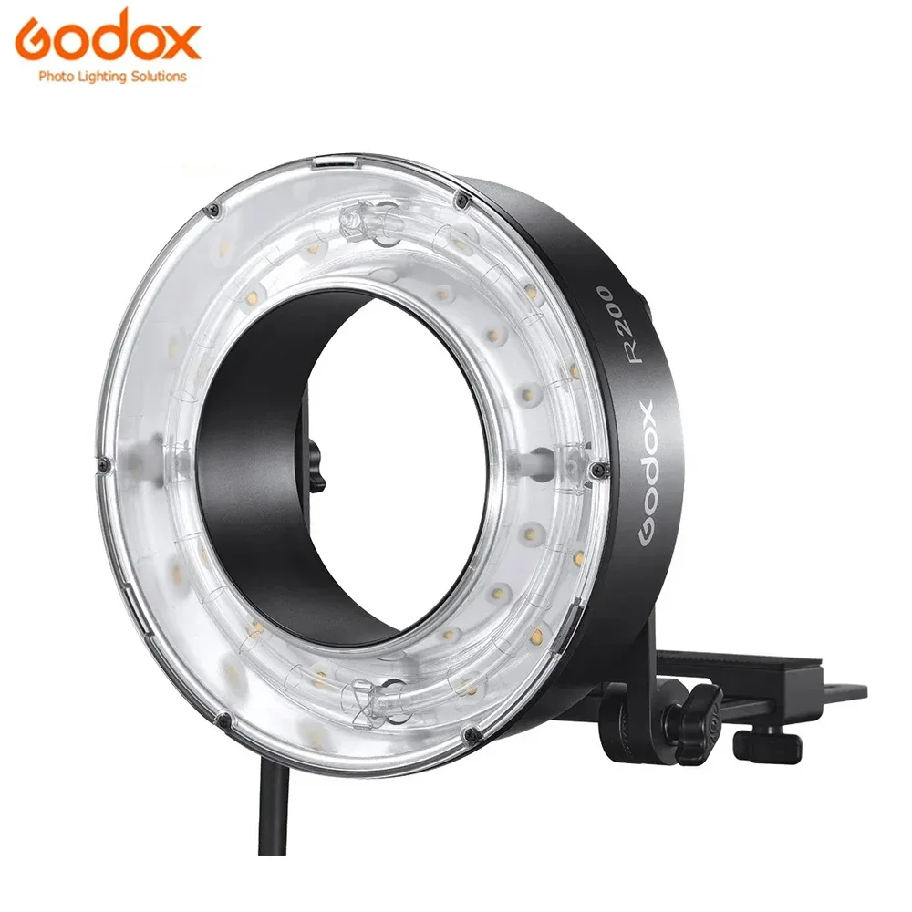 

Godox R200 200W LED Ring Light Speedlite Flash Light Head for Sony Canon Nikon Fuji Olympus Camera Godox AD200 AD200Pro Flash