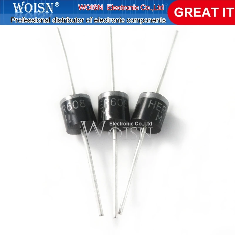 HER608 DO-41 In-Line Ultrafast Recovery Diode