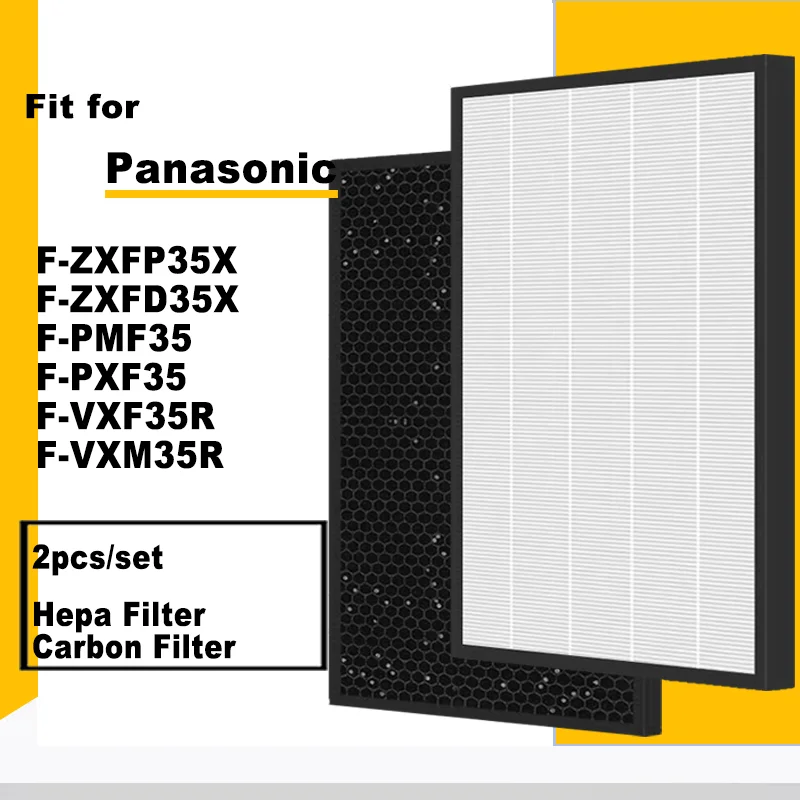 HEPA Filter F-ZXFP35X Deodorizing Filter F-ZXFD35X for Panasonic Air Purifier F-PMF35 F-PXF35 F-VXF35R F-VXM35R