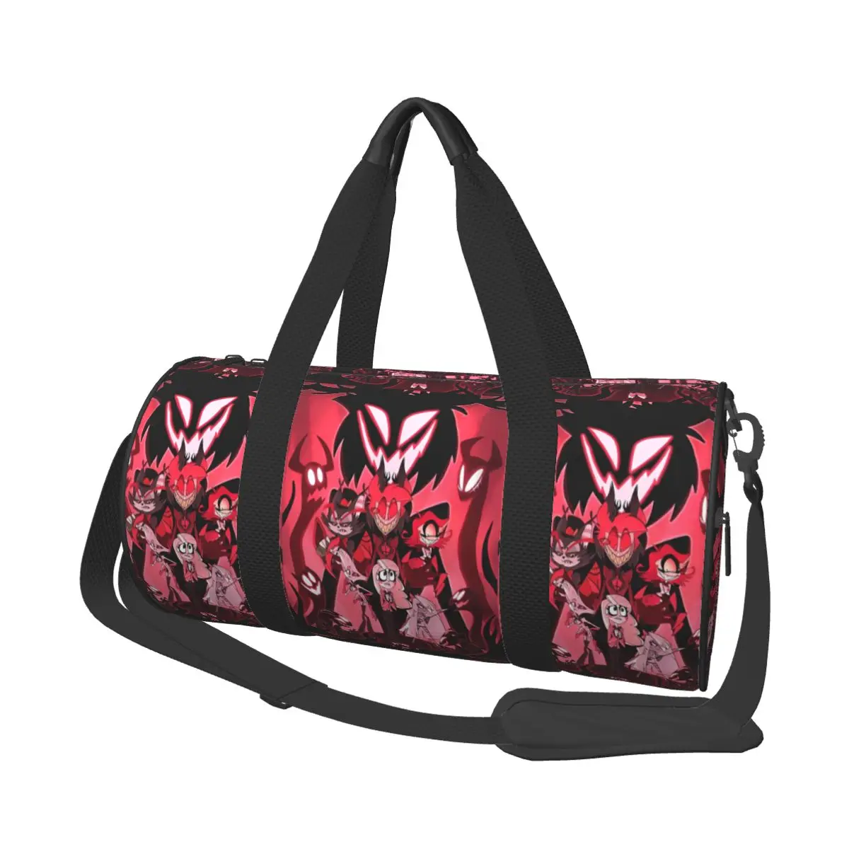 Saco de ginástica de manga para desenhos animados, sacos esportivos Oxford, bagagem grande, bolsa personalizada, bolsa de fitness vintage masculina e feminina