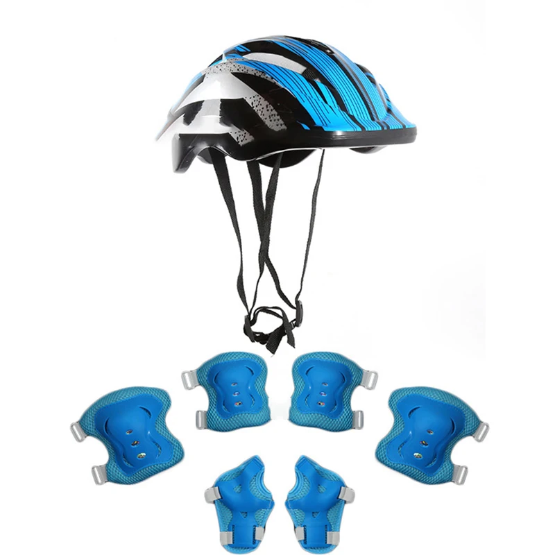 Set casco di sicurezza per bambini ginocchiere e gomitiere ragazzi ragazze adatto per ciclismo, bici senza pedali, pattinaggio a rotelle ATV BMX 456789101112