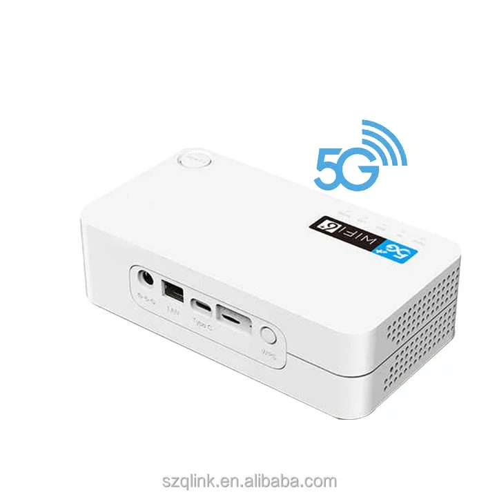 5G Esim Modem Qualcom Chipset X55 Wireless Broadband Mobile WiFi Por   Hotspot Wi-Fi Indoor CPE AX1800 WiFi6  Router