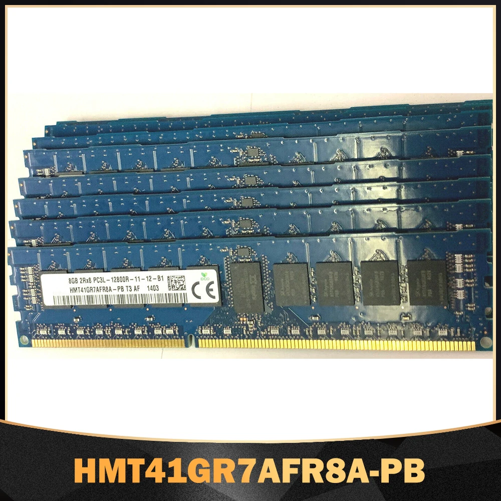 1PCS RAM 8GB 8G 2Rx8 DDR3L 1600 PC3L-12800R For SK Hynix Memory HMT41GR7AFR8A-PB