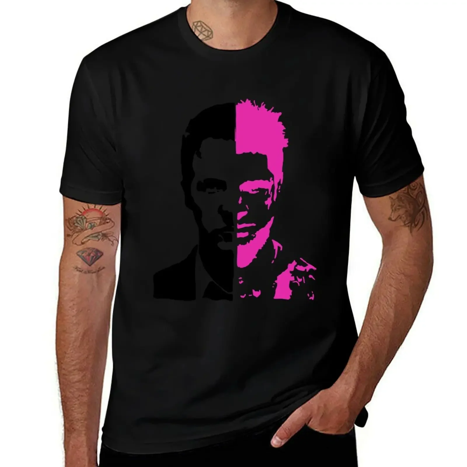 The Narrator - Fight Club Film - Tyler T-Shirt quick drying sublime graphic tee shirt mens graphic t-shirts hip hop