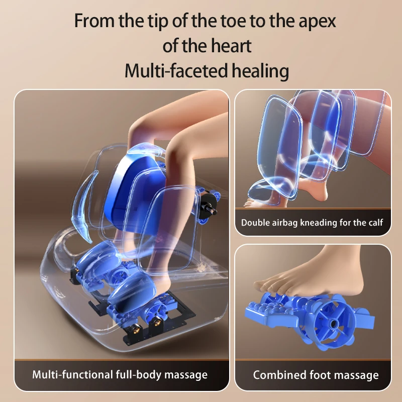 Professional OEM ODM Electric Foot Massager Machine with Remote Control and Multiple Modes for Muscle Recovery Foot Massager