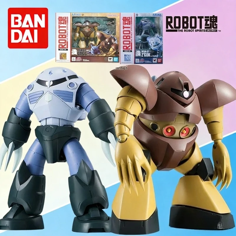 

BANDAI Original ROBOT Soul Series 212 MSM-07 Mass Production Z'Gok Ver. A.N.I.M.E. Action Figure Model Toys Gifts for Boys