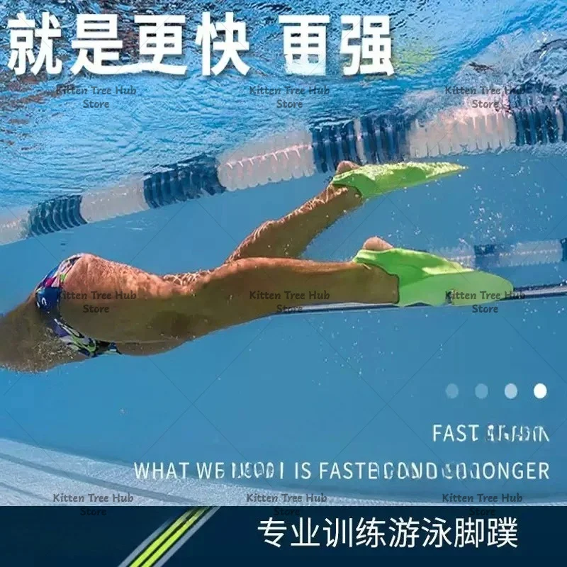 Professional Training Swimming Fins Flexible Soft Comfort Adult Snorkeling Foot Flipper Diving Fins new 1 piece AAAA