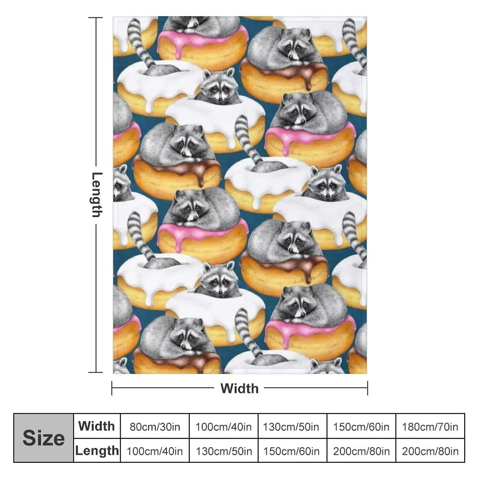 Food Fantasy of a Trash Panda Throw Blanket Luxury St christmas decoration Plush Thins Tourist Bed Blankets