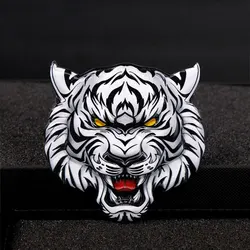 Tiger Fierce Beast 3D Metal Car Sticker Auto Emblem Badge Motorcycle Window Styling Helmet Hood Rear Tuning Accessories