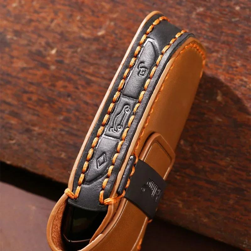 1 قطعة حافظة مفاتيح السيارة الجلدية ل 2023 2024 BMW الطاقة I7 X7 G07 LCI IX I20 X1 U11 7 Series G70 G09 XM U06 G81 M3 غطاء الملحقات