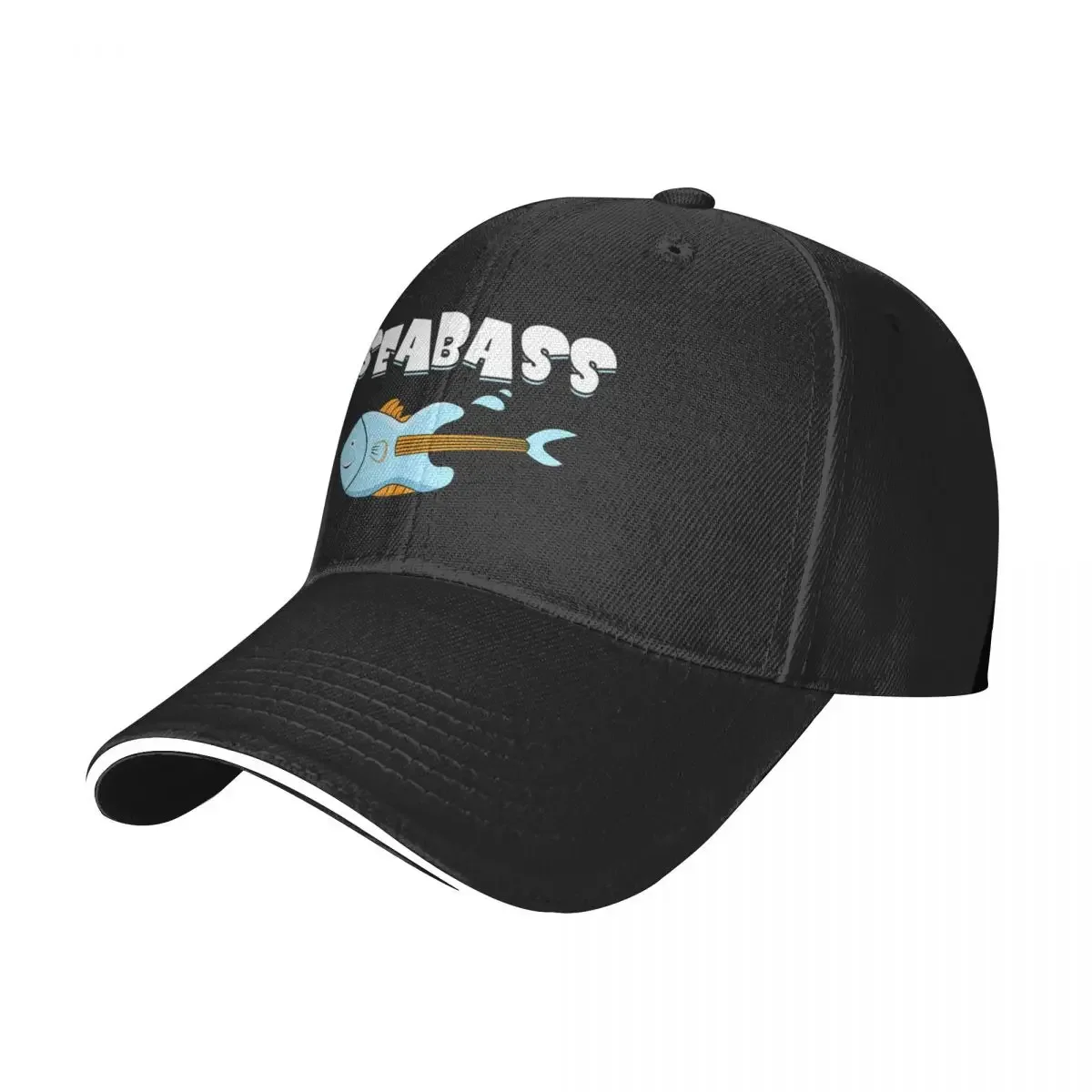 Guitar Player Sea Bass Guitar Bassist Funny Music Lover Gift Premium Baseball Cap Golf Hat Man Luxury Hat Women's Beach Men's