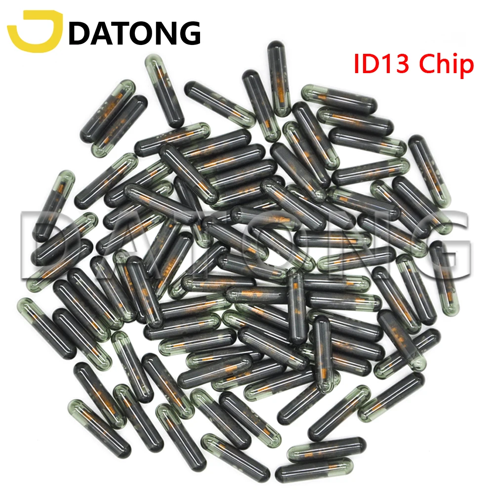 

Datong World Car Remote Key Transponder Chip For Honda Acura Buick Fiat Chevrolet Audi ID13 TOP03 Glass Chip Wholesale