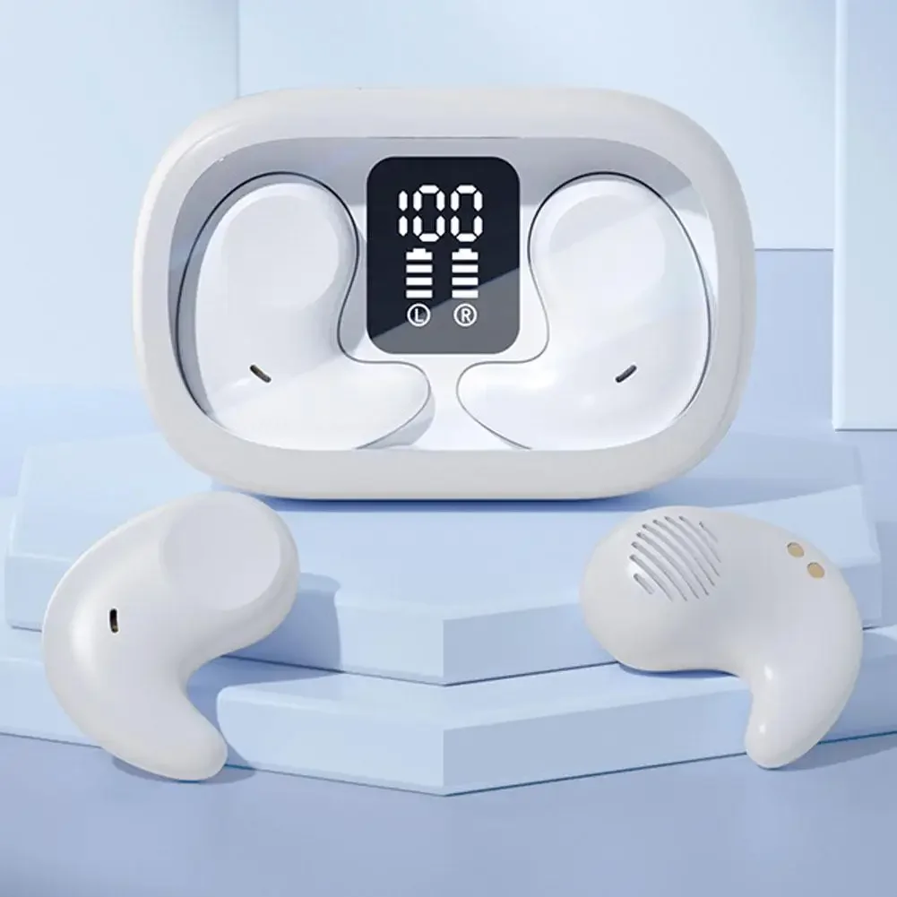M51 tws Sleep Digital Display Wireless Bluetooth headphones Sleep Earphones Mini Invisible Sports Earbuds In-ear Mini Headphone