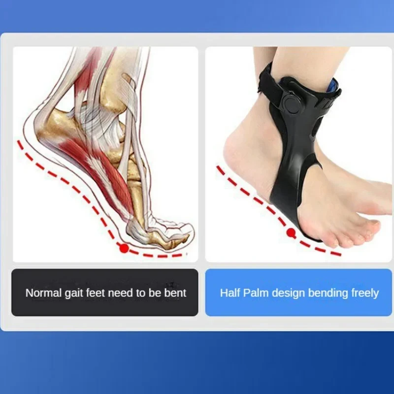 Airbag Drop Foot Brace Support Orthosis AFO AFO Ankle Strap Comfortable and Safe for Hemiplegia Stroke Shoes Walking,