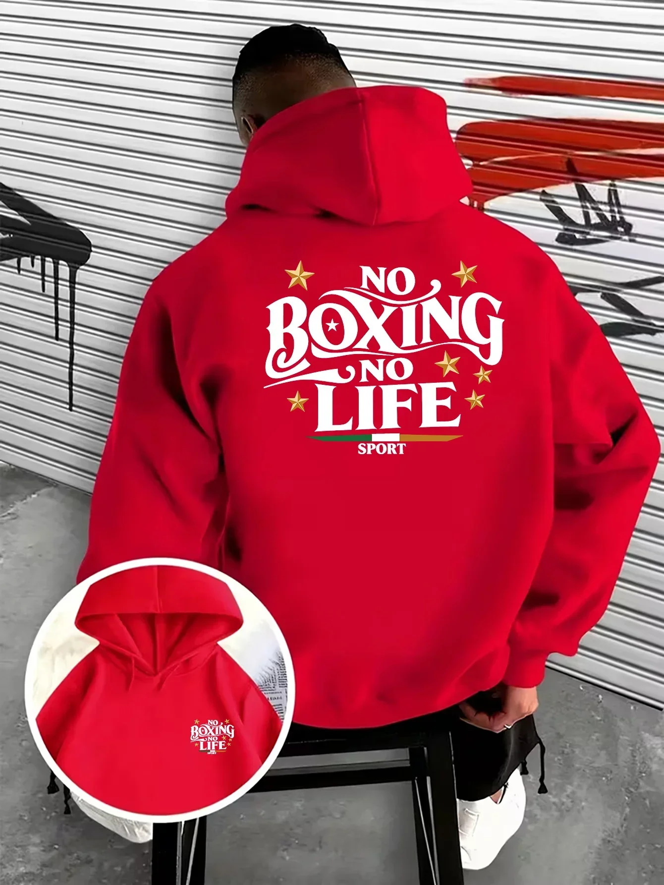 Sparta Hoodie Unisex Spartan Warrior Greek Gladiator Helmet Gym Fitness Workout Medieval Dark Aesthetic TrendySport Sweatshirts view 4