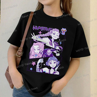 Children's Clothing KPop Demon Hunters Fashion Casual Tops O-Neck Short Sleeve Girls Boys K-Pop Demon Hunters Fans Gift T-shirt