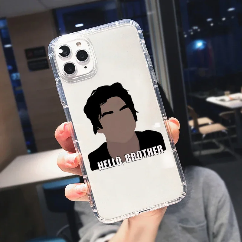 The Vampire Diaries Phone Case for IPhone 15 13 12 11 Pro Max X XR XS MAX 7 8 14 Plus SE2 Fashion Soft Silicone Shockproof Cover