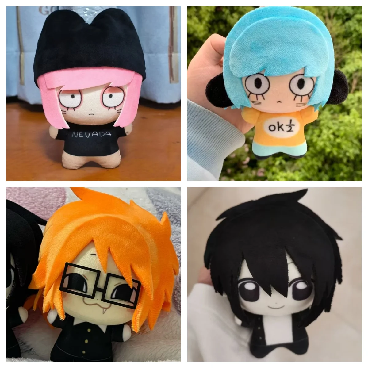 10cm Ranfren Randall Doll Soft Bean Randal Wu Surrounding Doll Plush Doll Handmade Cute Girl Gift Desktop Ornament Collection