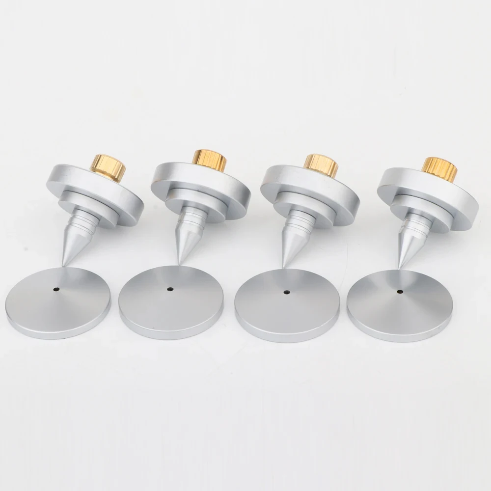 35*47 мм высококачественный Hi-Fi аудио динамик шип изоляционные ножки латунный проигрыватель компакт-дисков/усилитель амортизирующий шип опорная база