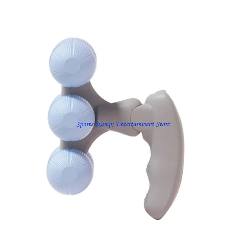 G7NF Compacts Handheld Massager 6 Rollers Handheld Massage Roller for Muscle Relief