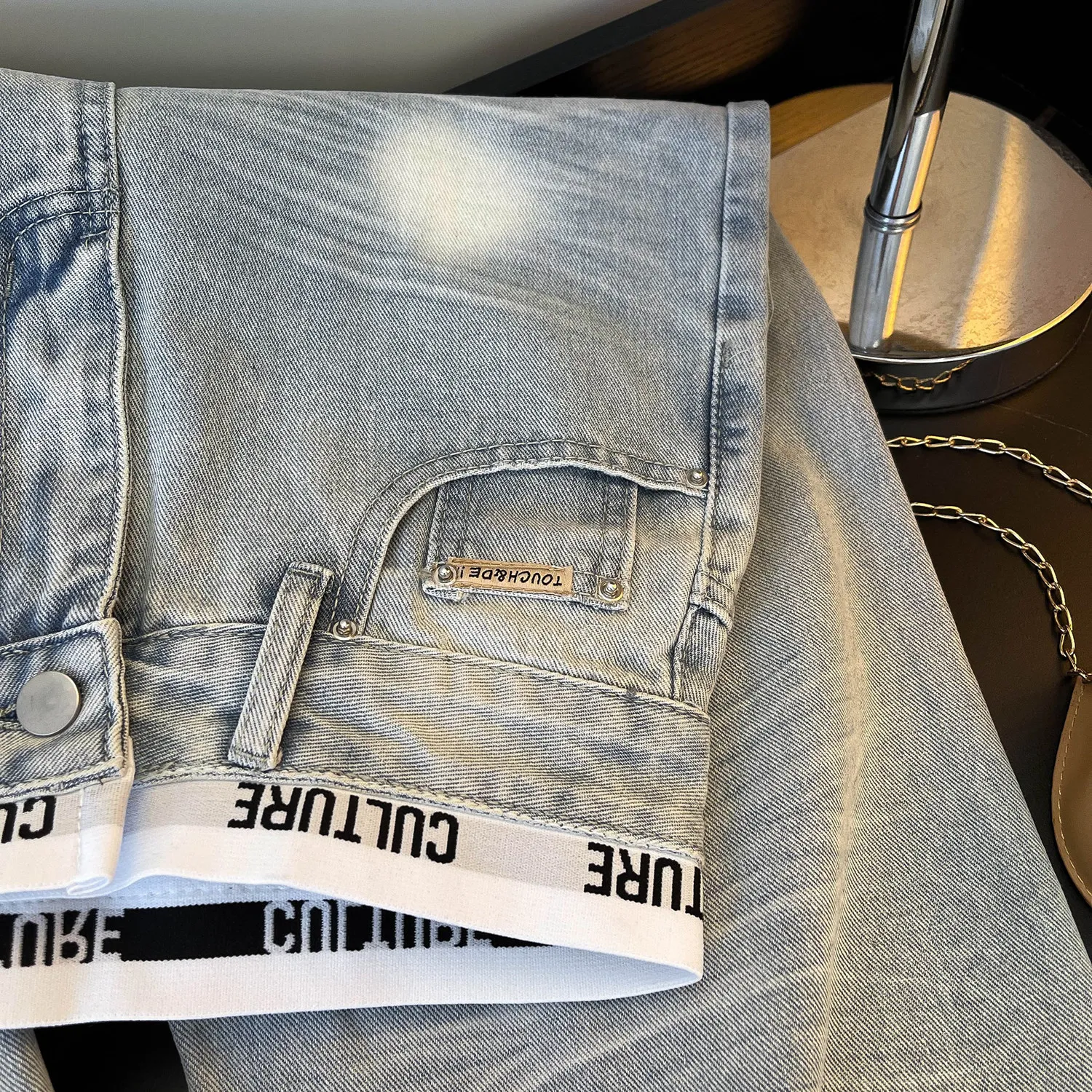 Thumbnail 4 - #89 Womens Wide Leg Denim Jeans Comparison Guide