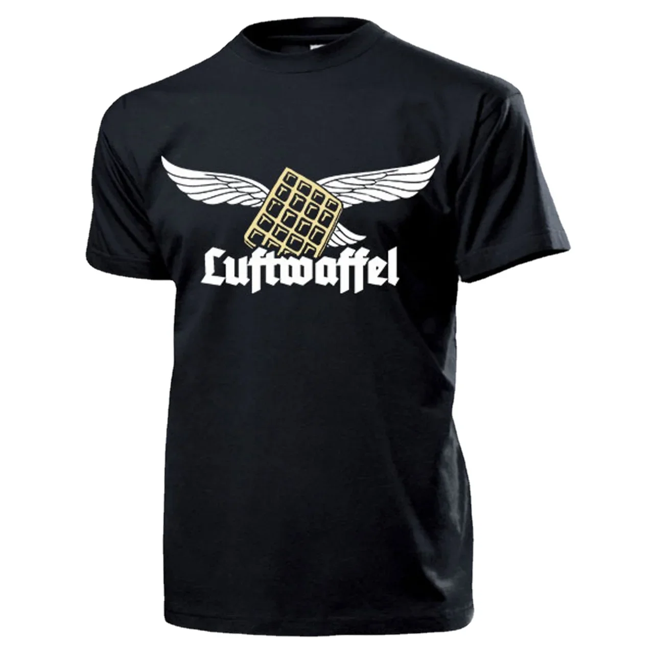 

Humor Funny Luftwaffe Air Force Waffle Old German T-Shirt 100% Cotton O-Neck Short Sleeve Summer Casual Mens T-shirt Streetwear