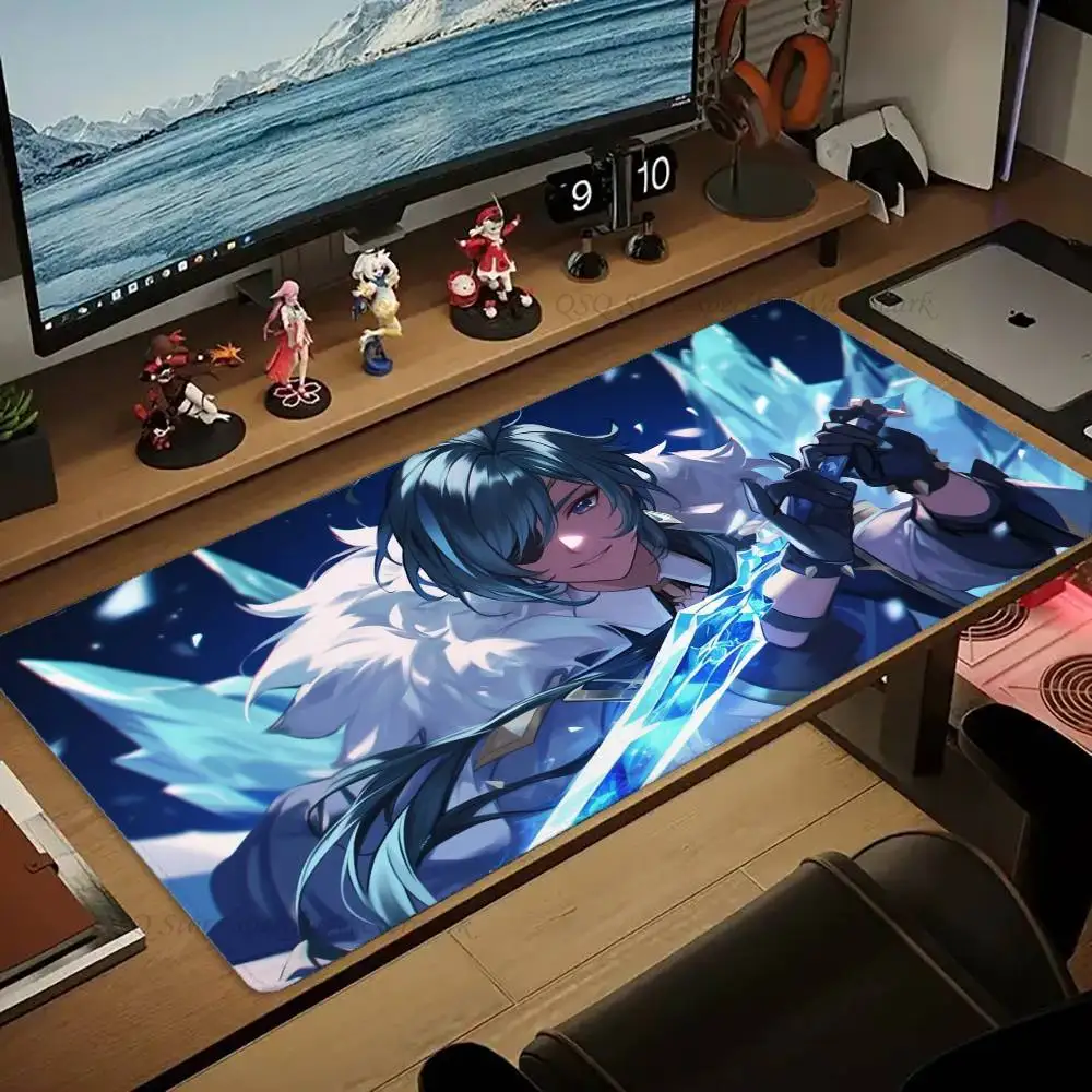 Kaeya Alberich - Genshin Impact Mousepad Non-slip Suitable For Office Computers Laptops E-sports Game Desk Mats XXL Keyboard