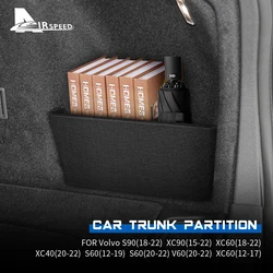 Car Storage Sides Trunk Partition for for Volvo S60 S90 V60 XC40 XC60 XC90 Auto Organizer Bag Box Accessories Interior Decals