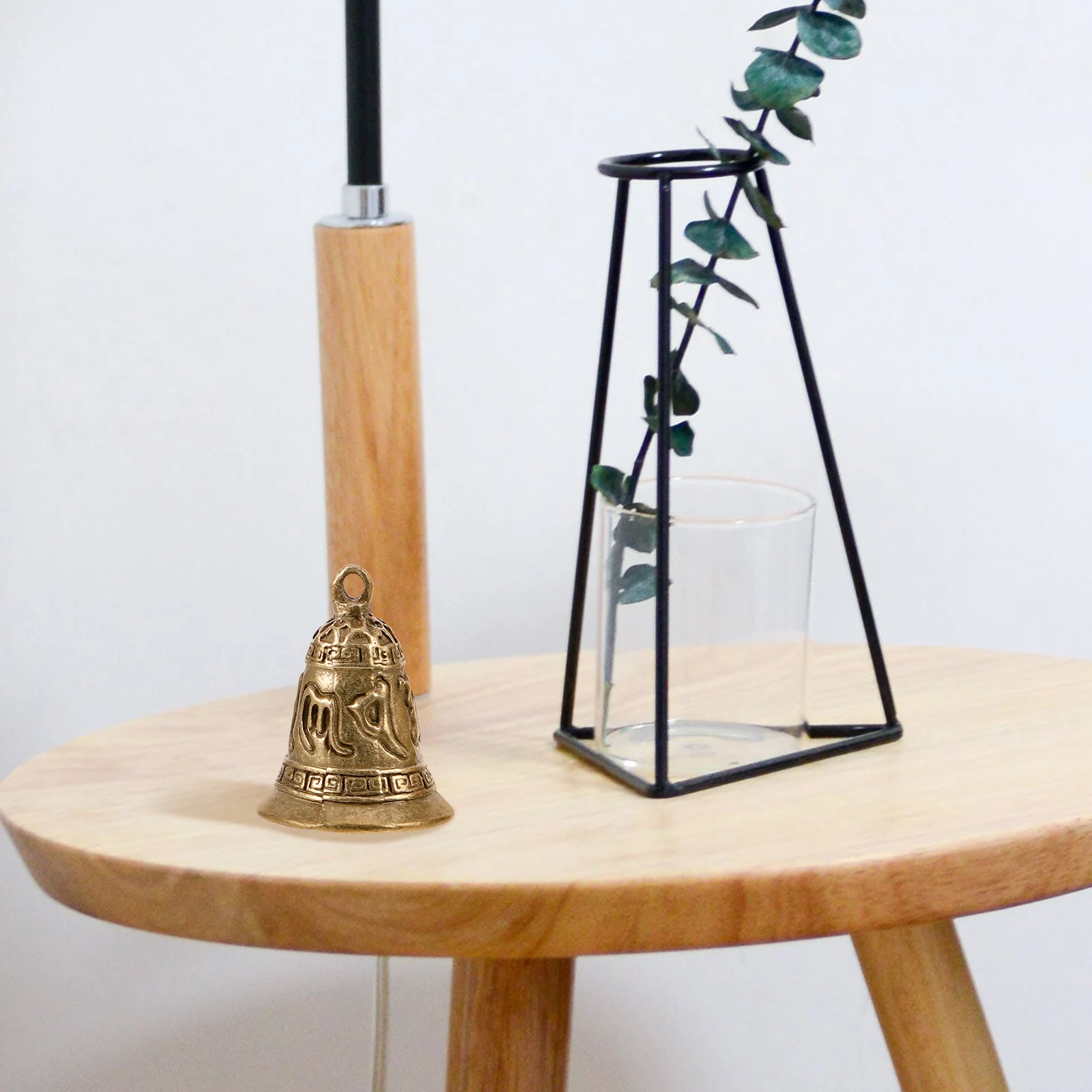 

6 Pcs Retro Bells Decorative Zinc Alloy Small Bells DIY Crafts Hanging Decor Wind Chimes Vintage Metal Bell Home Tree