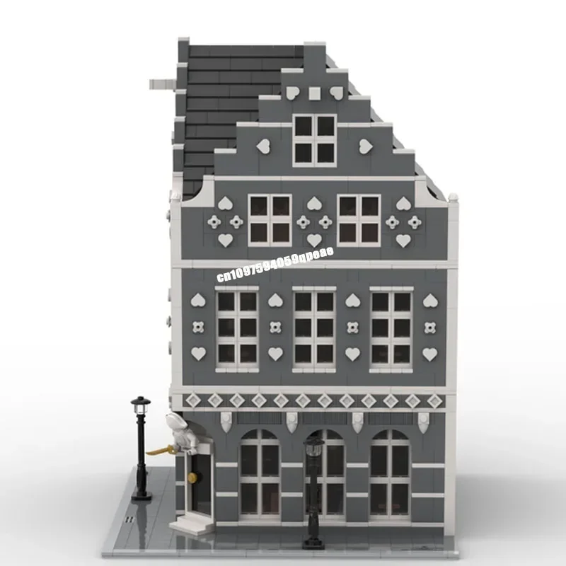 New City Hot Selling Street View Moc Modular Flying Dutchman Inn Model Custom Puzzle Diy Creative Ideas Kid Toys Birthday Gift