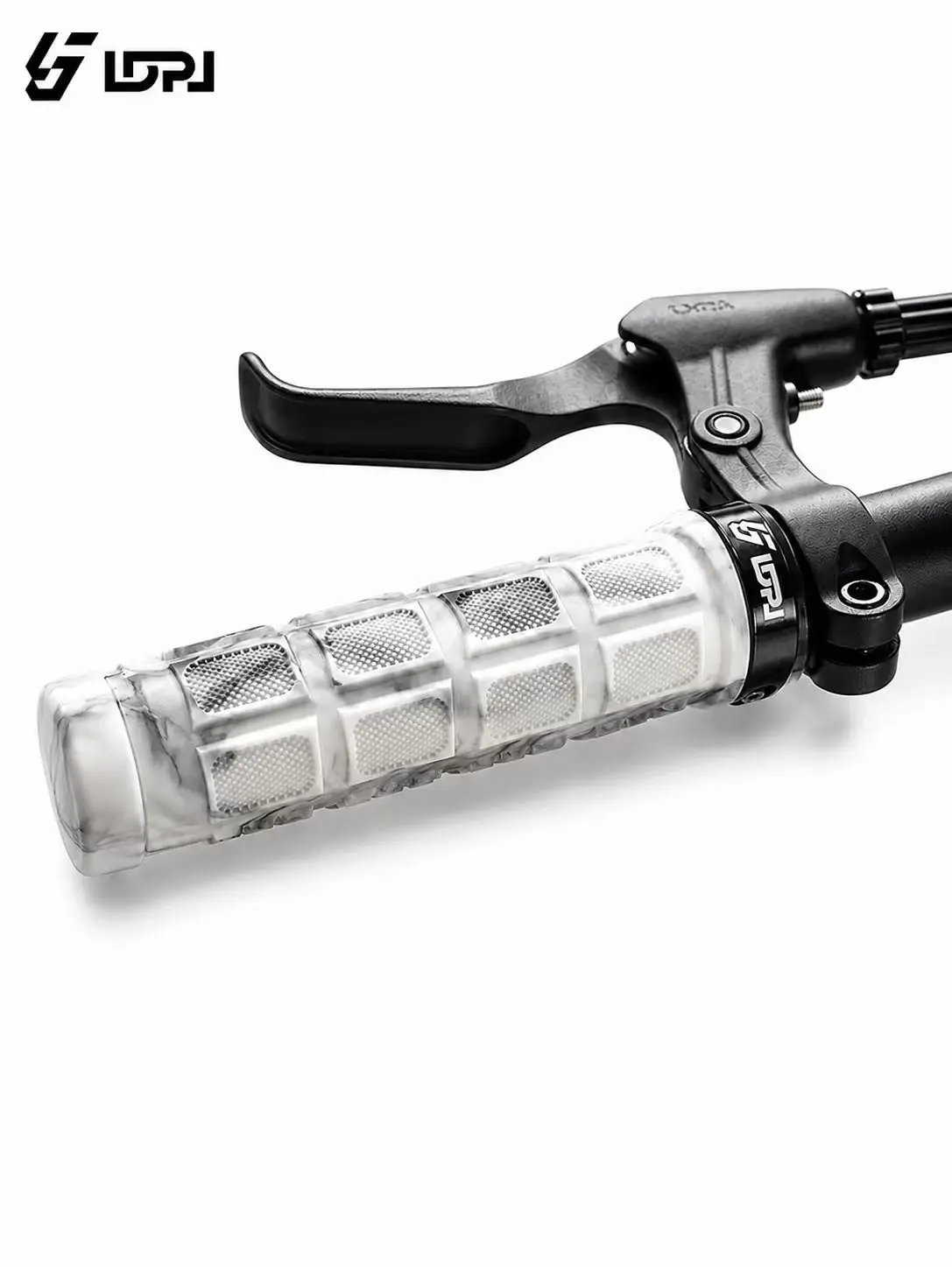 LDPJ Siebenfarbiges Mountainbike-Griffset TPE-Griff Einseitig Verriegelbar Rutschfest Zweifarbig Gemischte Farben – Detail 7