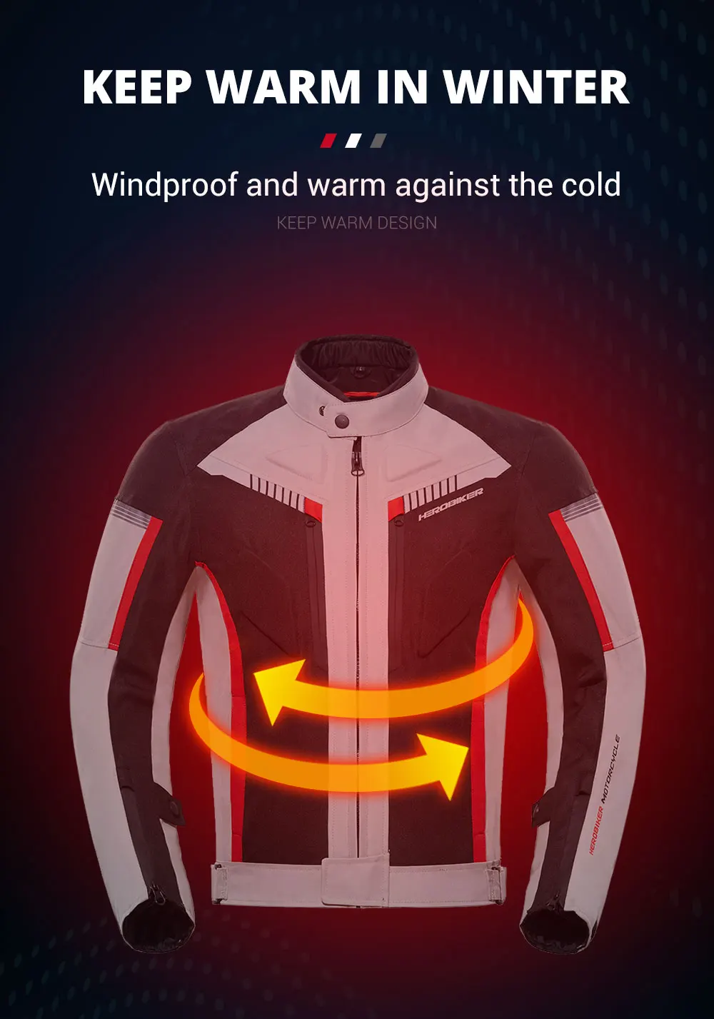 HEROBIKER Waterproof Motorcycle Jacket Man Racing Jacket Wearable Motorcycle Pants Moto Clothing With EVA Protection 15 Sadaa99bdee524739b1da06da97dc5c4ci