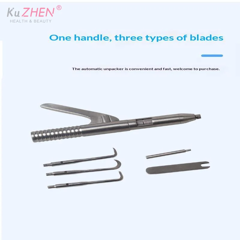 1 Full Set Dental Automatic Teeth Crown Remover Adjustable 4 Shifts Crown Remover Stainless Steel Lab Teeth Restoration Tools