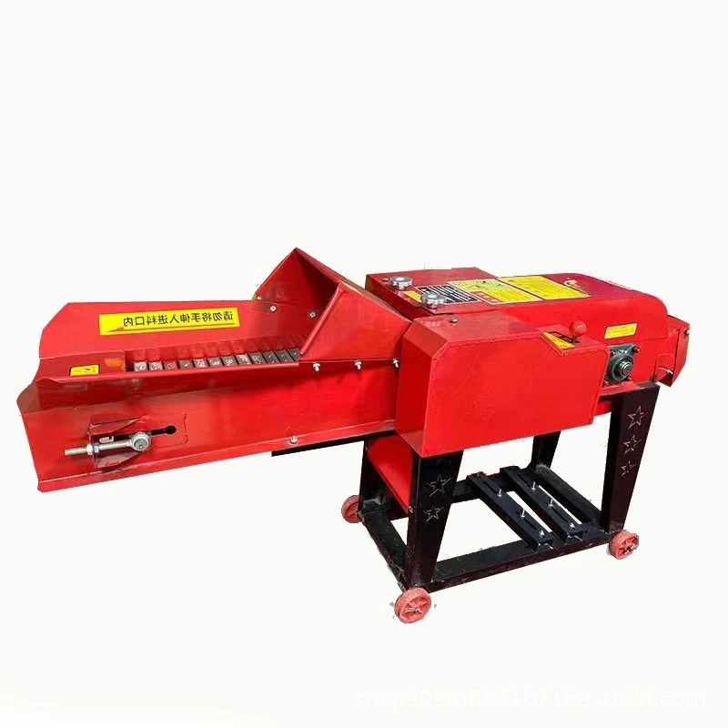 Wet and dry integrated grass cutter Pure copper straw wire kneading breeding Cattle and sheep wire kneading guillotine