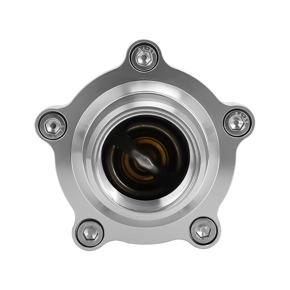 Aluminium-Silber-Inline-Thermostatgehäuse & Bypass-Sensoranschluss für 1-1/2' Schlauch 1,5' -16 mit einem 180°-Anschluss ° Thermostat – Detail 12