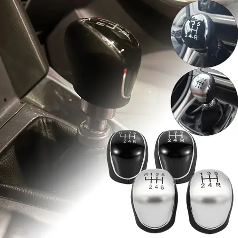 Gałka zmiany biegów 5/6 prędkości do Ford Mondeo 4 Mk4 Focus S-Max C-Max Kuga Galaxy Skórzana dźwignia zmiany biegów Ramię Headball Akcesoria samochodowe