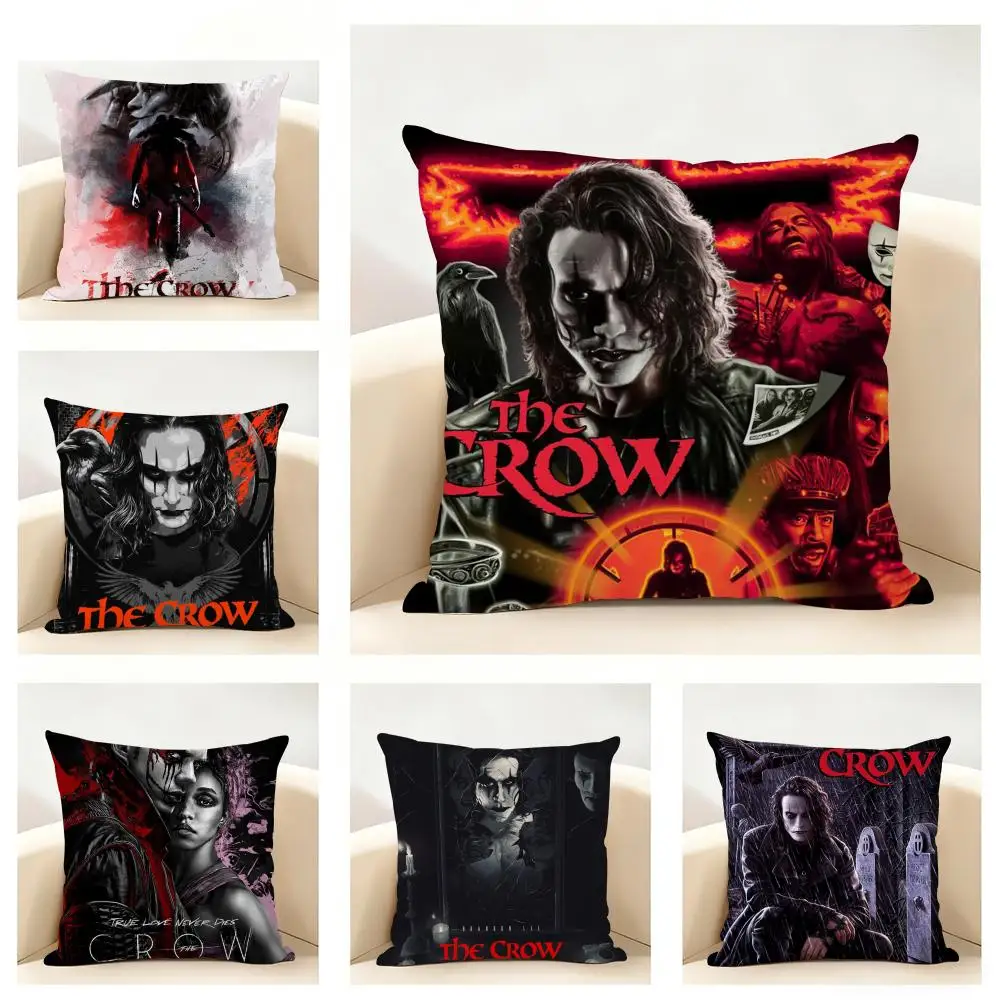 

Наволочка для подушки с изображением таинственного ворона/птицы, льняная, мягкая, для дивана, кровати, домашнего декора